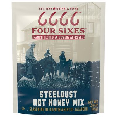 6666 Four Sixes Steeldust Hot Honey Seasoning Mix, 1.25 Ounce