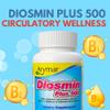 Arymar Diosmin Plus 500 - Circulatory System Support Supplement, 500mg, 120 Capsules view 2