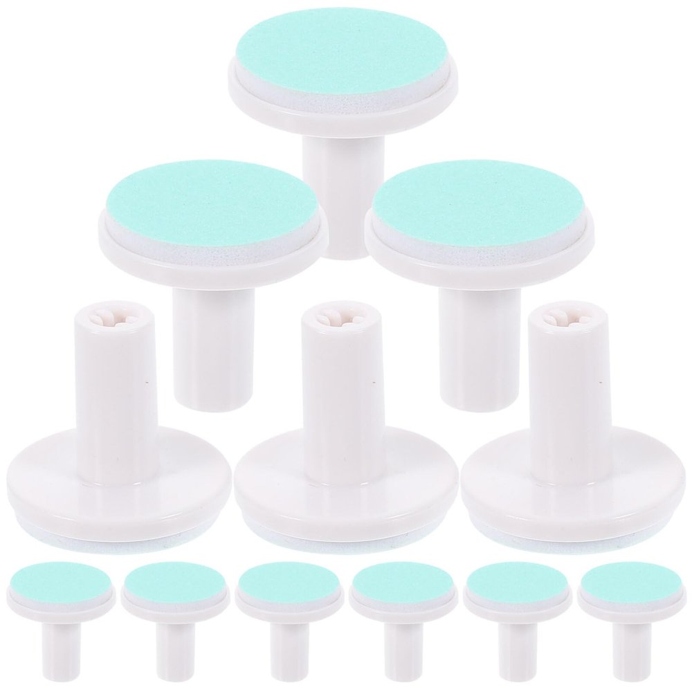 BESTonZON 12pcs Nail Trimmer Replacement Grinding Safe and Gentle Nail File Pads for Newborn Care Accessories Grinding for Months