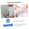 5Pcs Suction Cup Hanging Toothpaste Squeezer Plastic Manual Extruder view 2