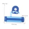 5Pcs Suction Cup Hanging Toothpaste Squeezer Plastic Manual Extruder view 3