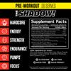 JNX SPORTS The Shadow! High Stim Preworkout | 350mg of Caffeine | Lemon 30 Servings | Electric Energy, Mental Focus & Superhuman Strength for Men & Women view 2