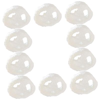 Beaupretty 10pcs Natural Loofah Sponges for Kitchen and Household Cleaning Lightweight and Absorbent Dish Washing Cloths Multi-use Design for Easy Storage and Surface Protection