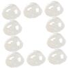 Beaupretty 10pcs Natural Loofah Sponges for Kitchen and Household Cleaning Lightweight and Absorbent Dish Washing Cloths Multi-use Design for Easy Storage and Surface Protection view 1