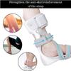 HUANGJUN Drop Foot Stabilizer, Ankle Foot Orthosis Brace Leaf Spring Splint Ankle Foot Orthosis Support, Orthosis for Stroke Hemiplegia Assist Walking view 3