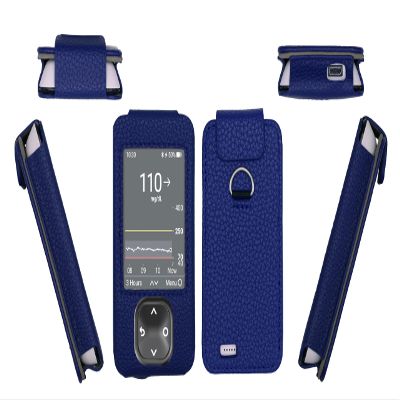 Premium Holster (with Lanyard/Carabiner) for Dexcom G7 & Dexcom G6 (Navy)