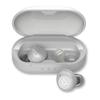 JLab Hear OTC Hearing Aid & Earbuds, Cloud White, Traditional Earbud Fit, Four Preset Hearing Modes, in-Ear Detection and Built-in Feedback Suppression, Independent Volume Control and Touch Controls view 1