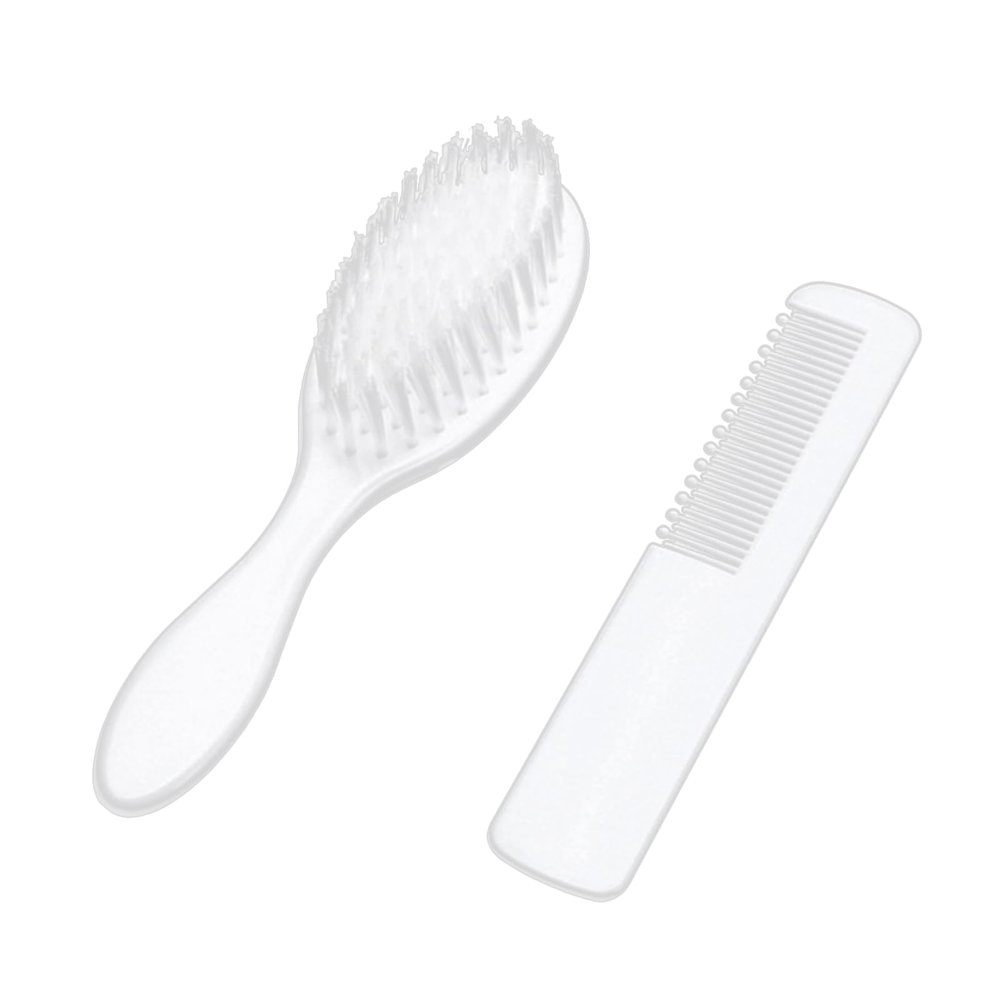 Acahhotxx Baby Hair Brush & Comb Set Children Hair Brush Soft Bristle Caps Hair Brush For Toddler Infant Head Massage Baby Hair Comb Set For Baby Hair Comb And Brush Set Baby Hair Comb
