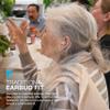 JLab Hear OTC Hearing Aid & Earbuds, Beige, Traditional Earbud Fit, Four Preset Hearing Modes, in-Ear Detection and Built-in Feedback Suppression, Independent Volume Control and Touch Controls view 3