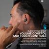 JLab Hear OTC Hearing Aid & Earbuds, Graphite, Traditional Earbud Fit, Four Preset Hearing Modes, in-Ear Detection and Built-in Feedback Suppression, Independent Volume Control and Touch Controls view 4