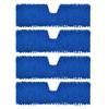 4 Pack Mop Heads Replacements Compatible with O-cedar Dual-Action Flip Mop,Microfiber&Chenille Mop Replace Head for Dry/Wet Use,Double-sided,Reusable and Washable Dust Mop Refills for Floor Cleaning view 1