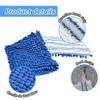 4 Pack Mop Heads Replacements Compatible with O-cedar Dual-Action Flip Mop,Microfiber&Chenille Mop Replace Head for Dry/Wet Use,Double-sided,Reusable and Washable Dust Mop Refills for Floor Cleaning view 4