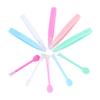 FOMIYES 5sets Glasses Clip Suction Stick Lens Tweezers and Suction Tool for Travel Home Use Rosy view 1