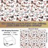12 Sheets Horse Floral Wrapping Paper Run for The Roses Themed Gift Wrap Paper for Kentucky Horse Party Horse Racing Derby Birthday Party DIY Craft, 19.7  27.6 Inch view 2