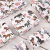 12 Sheets Horse Floral Wrapping Paper Run for The Roses Themed Gift Wrap Paper for Kentucky Horse Party Horse Racing Derby Birthday Party DIY Craft, 19.7  27.6 Inch view 3