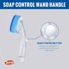 Clioran Dishwand Refills Soap Control Handle,6 Heavy Duty Dish Wand Sponge Heads,Non Scratch Scrubbers Replacement Refill Brush Dispenser,Dishwashing Scrub for Sink Non-Stick Kits Dishwasher Cleaning view 2