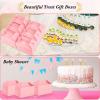 36 Pcs Party Favor Treat Boxes, Goodie Candy Gable Paper Gift Boxes with Handles for Birthday Wedding Shower Christmas Party Supplies, 6 x 3.5 x 3.5 Inches(Pink) view 4