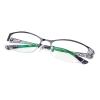 laureles Photochromic Bifocal Reading Glasses Women's Metal Oval Half Frame Transition Bifocal Readers Female (Black, 2.5, x) view 3