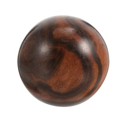FOMIYES 2pcs Fitness Golfer Spins The Ball Decompression Toy Hand Exercise Balls Handheld Exercise Ball Wooden Exercise Balls Elderly Massager Handheld Massage Ball Hand Massage Ball, Brown