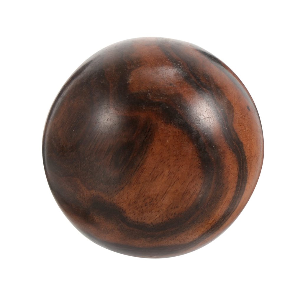 FOMIYES 2pcs Fitness Golfer Spins The Ball Decompression Toy Hand Exercise Balls Handheld Exercise Ball Wooden Exercise Balls Elderly Massager Handheld Massage Ball Hand Massage Ball, Brown
