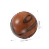 FOMIYES 2pcs Fitness Golfer Spins The Ball Decompression Toy Hand Exercise Balls Handheld Exercise Ball Wooden Exercise Balls Elderly Massager Handheld Massage Ball Hand Massage Ball, Brown view 2