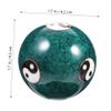 FOMIYES 2pcs Reusable Metal Hand Massage Balls for Hand Exercise Ergonomic Texture for Muscle Relief Portable and Durable Therapy Balls Green view 2