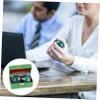 FOMIYES 2pcs Reusable Metal Hand Massage Balls for Hand Exercise Ergonomic Texture for Muscle Relief Portable and Durable Therapy Balls Green view 3