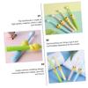 Beavorty 4pcs Cartoon Boy Girl Toothbrush Soft Bristle Boy Girl Toothbrush for Ages Gentle Oral Care for Teeth view 2