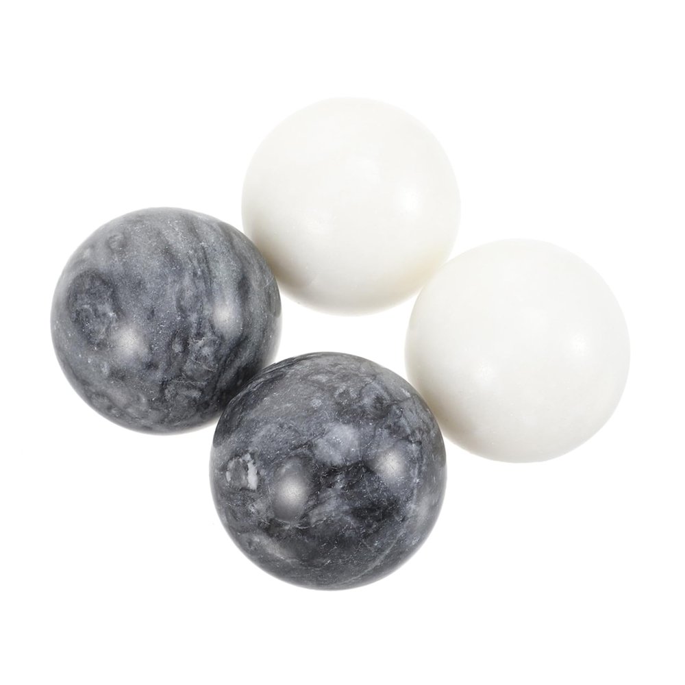 FOMIYES 2 Sets Massage Fitness Ball Hand Massage Tools Hand Massaging Balls Rolling Massage Handballs Marble Handballs Hand Fitness Balls Round Fitness Balls Hand Exercise Balls, 5.3X5.3X5.3CM