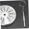 Beavorty 1set Frameless Sunglasses Repair Tools Eyeglass Watch Screws Precision Screwdriver Home Repairing and Easy to Use view 4