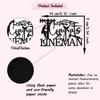 Congrats Lineman Cake Topper - Electrician Graduation Decorations - 2026 Graduation Party Decorations Black view 2