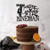 Congrats Lineman Cake Topper - Electrician Graduation Decorations - 2026 Graduation Party Decorations Black view 3