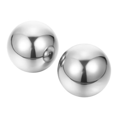 FOMIYES 2pcs Stainless Steel Massage Balls Hand Fitness Exercise Balls for Stress Relief and Myofascial Therapy Durable Chinese Style Design for Home Decor and Gifts