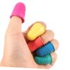 Hoement 20pcs Elastic Rubber Finger Protectors Non-Slip Fingercots for Cutting Household Sports Use view 3