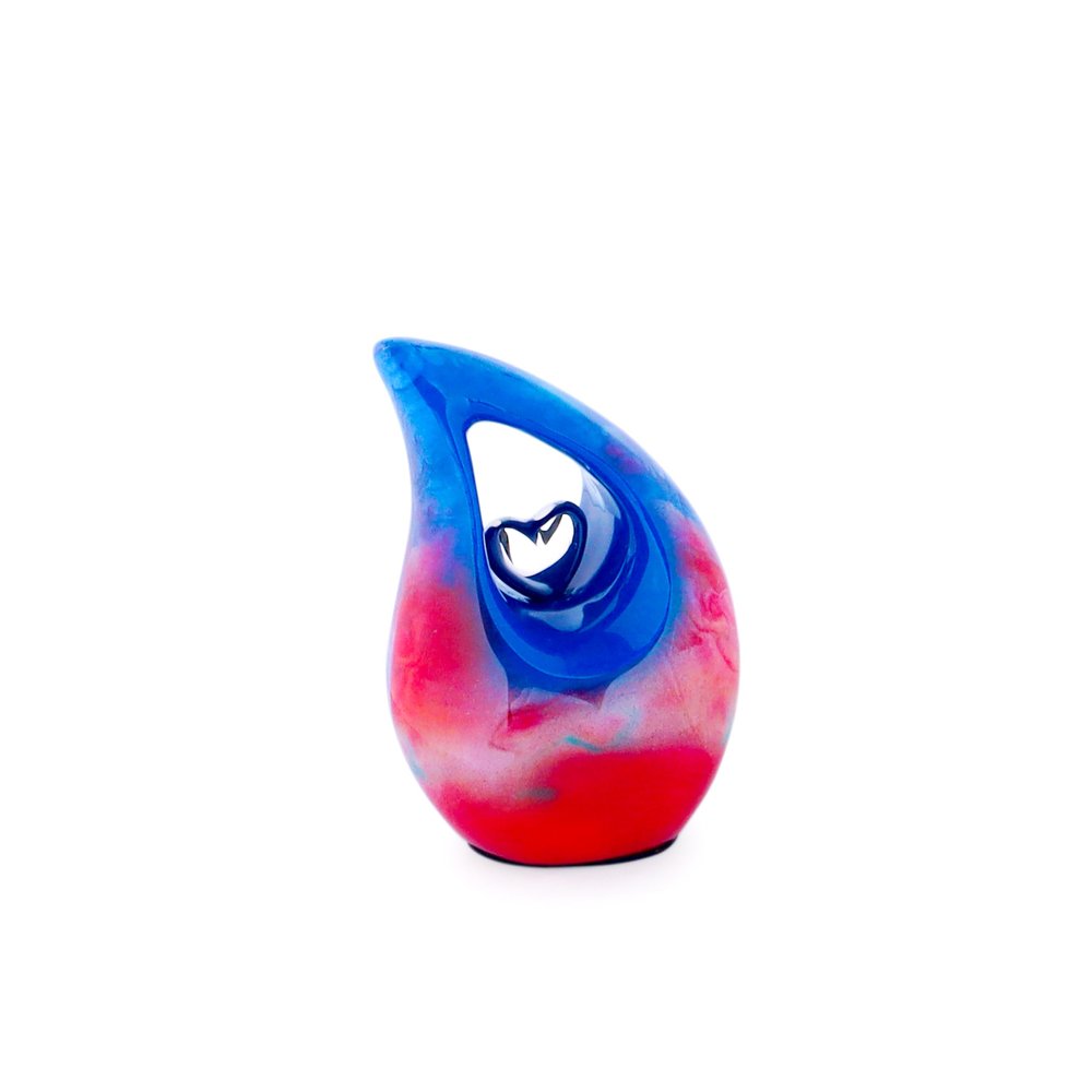 Teardrop urn in Small and Mini Teardrop Urns (Multicoloured, Mini - Micro)