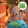 LALAFINA Easter Grass Craft Shredded Paper Easter Grass for Baskets and Wrapping Packing Filling Green view 2