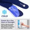 AiricePac Wisdom Teeth Ice Pack Head Wrap, Face Ice Pack for Jaw Oral Surgery Pain Relief for TMJ, Teeth Removed, 4 Cold Therapy Gel Packs Reusable, Blue view 4