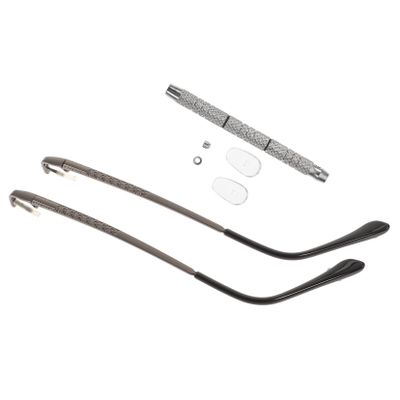 Beavorty Eyeglasses Repair Kit Durable Replacement Arms Nose Pads Screws Screwdriver for Sunglasses and Eyeglasses Easy Installation for Personal Use