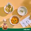 JOLLY CHEF Compostable Disposable Paper Bowls [16 oz] Heavy Duty Soup Uncoated Containers [150 Pack] Biodegradable Bagasse Hot Cold Eco-Friendly Natural Sugarcane Microwavable for Dessert Christmas view 4