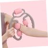 FOMIYES 2pcs Fitness Massage Roller Rollers Deep Tissue Roller Muscle Deep Massage Roller Devices Rolling Eva Yoga Auxiliary Supplies Pink, 29X22X4CM view 2
