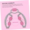 FOMIYES 2pcs Fitness Massage Roller Rollers Deep Tissue Roller Muscle Deep Massage Roller Devices Rolling Eva Yoga Auxiliary Supplies Pink, 29X22X4CM view 3