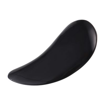 FOMIYES Horn Scraping Tool Multifunctional Gua Sha Massage Plate for Body Face and Eye Care Durable Black Water Buffalo Horn Pain Relief and Skin Nourishment