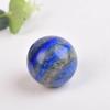 ECYC Ltd 1 Pcs Natural Crystal Stone Ball, Healing Crystals Balls Gemstone Crystal Sphere Decor Divination Sphere for Meditation, Feng Shui, Collection, and Home Decoration, 30-35mm, Lazurite view 2
