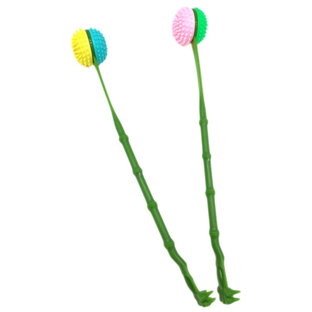 FOMIYES 2pcs Massage Hammer Tool Scratcher for Women Tickle Relief Tool Guasha Massage Tool Portable Silicone Spatula Scratcher Scraper Travel Plastic, 43x6cm