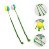 FOMIYES 2pcs Massage Hammer Tool Scratcher for Women Tickle Relief Tool Guasha Massage Tool Portable Silicone Spatula Scratcher Scraper Travel Plastic, 43x6cm view 3