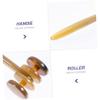 Beavorty Guasha Massage Tool Multi-Purpose Ox Horn Scraping Roller for Body Relief Ergonomic Design Healthy Material Comfortable Grip for Daily Muscle Pain Relief view 3