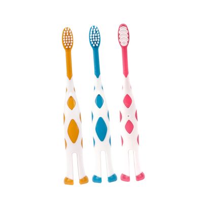 Beavorty 6pcs Soft Bristle Boy Girl Toothbrush with Comfortable Grip Handle Cartoon Design for Ages Essential Bathroom Accessories for Oral Care