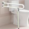 29.5 Inch Toilet Grab Bar - CALEPTONG Foldable Toilet Safety Rails for Seniors, Flip-Up Handicap Grab Bars with Anti-Slip Texture Grip for Elderly, Pregnant, Disable, Injury view 1