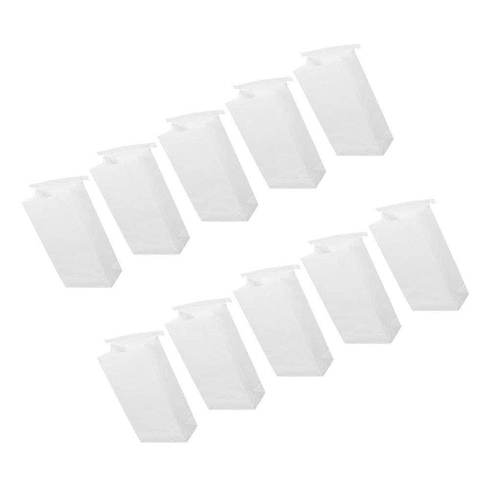 Amosfun 10pcs Travel Vomit Bags Portable Emesis Bags for Cars Airplanes and Trains Simple Waste Disposal for Motion Sickness and Emergencies Leak-resistant Design