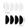 Beavorty 16pairs D-Shaped - Nose Pads for Eyeglasses Heighten Comfort and Fit Self-Adhesive and for Sports and Daily Use Thickness view 2